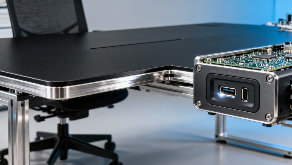 Modern executive office desk power modules: Integrated USB-C vs. retrofit kits — which lasts longer?