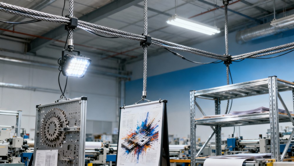 Lighting suspension cables for high-ceiling retail: Why tensile strength specs can mislead