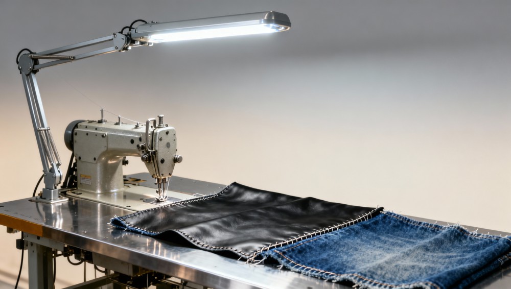 Lighting solutions that meet ISO 8995-1 for sewing line workstations