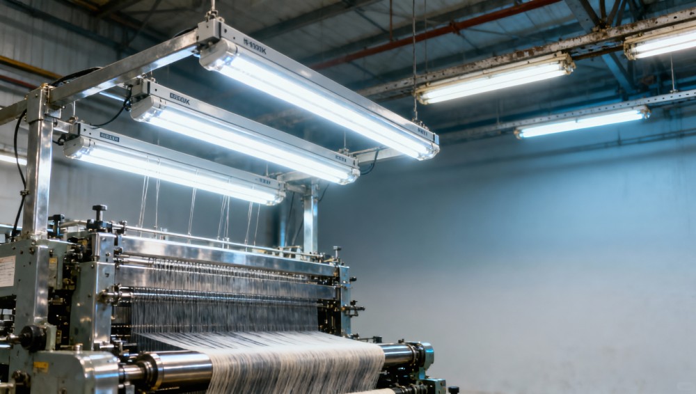 Lighting systems designed for retrofitting older textile mills