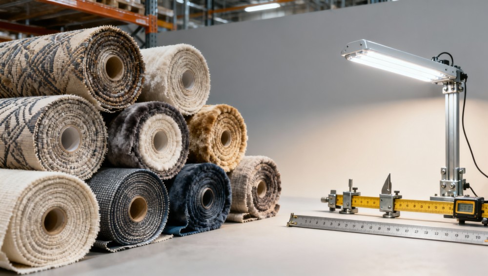 Furniture distributor networks that stock regional upholstery fabrics