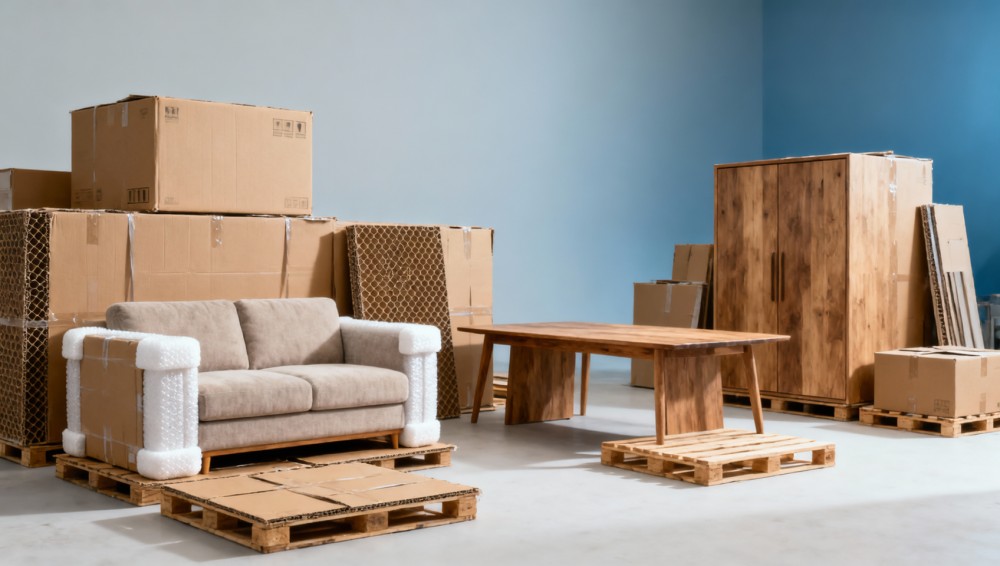 Hidden costs in packaging materials for large furniture shipments