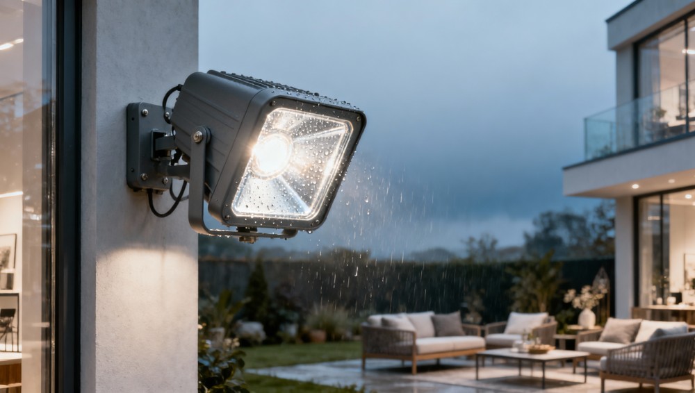 Why outdoor flood lights fail early in humid environments