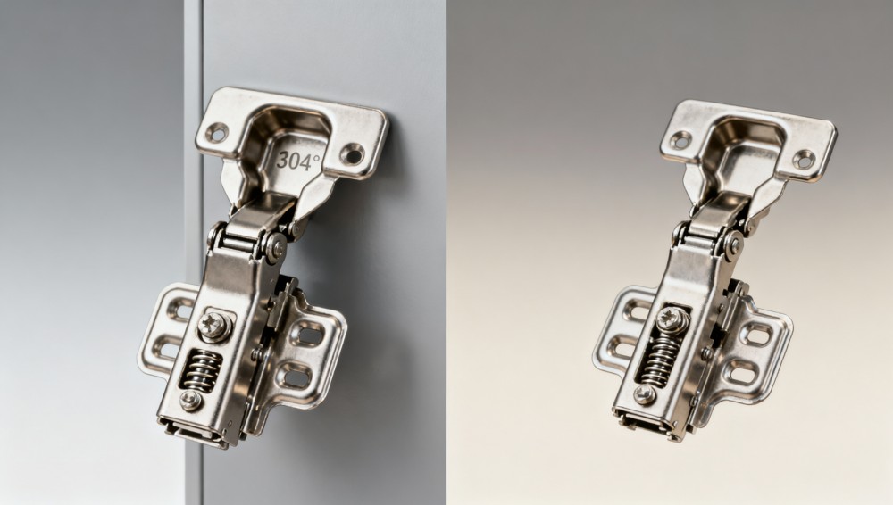 Heavy duty hinges rated for 100,000 cycles — but tested at what load and swing angle?