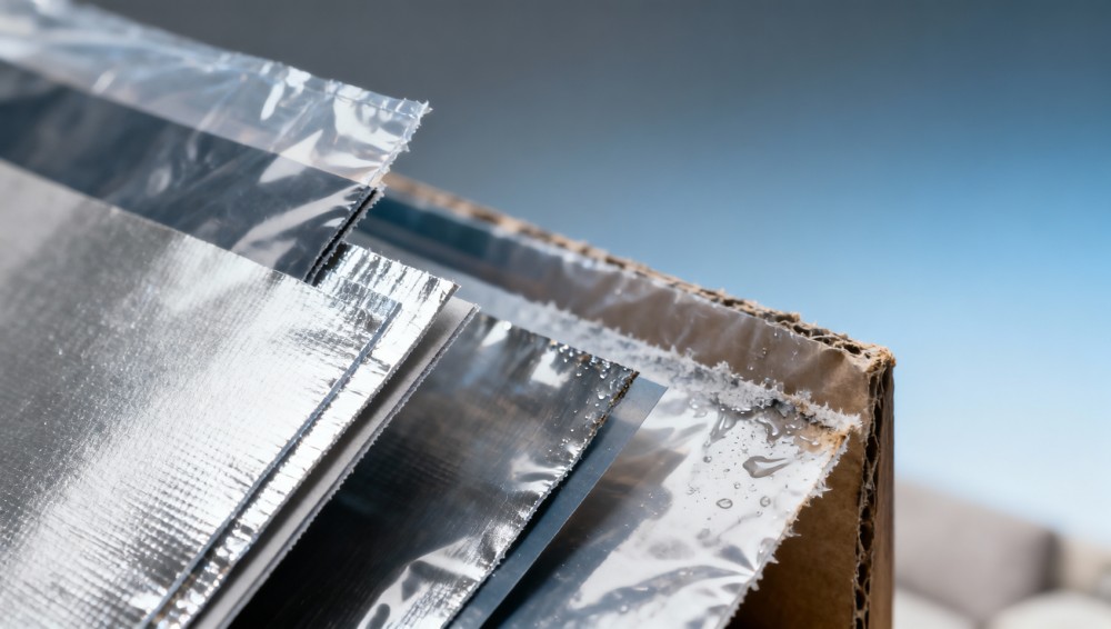 Flexible packaging laminates delaminating after 6 months — moisture barrier failure?