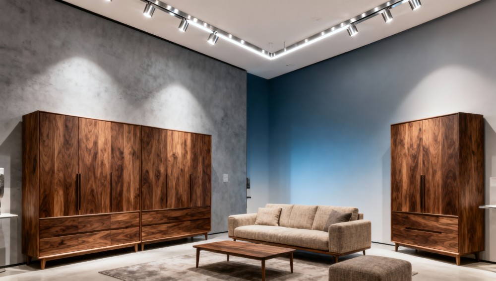 Lighting systems for high-ceiling retail spaces: vertical illuminance drop-off surprises