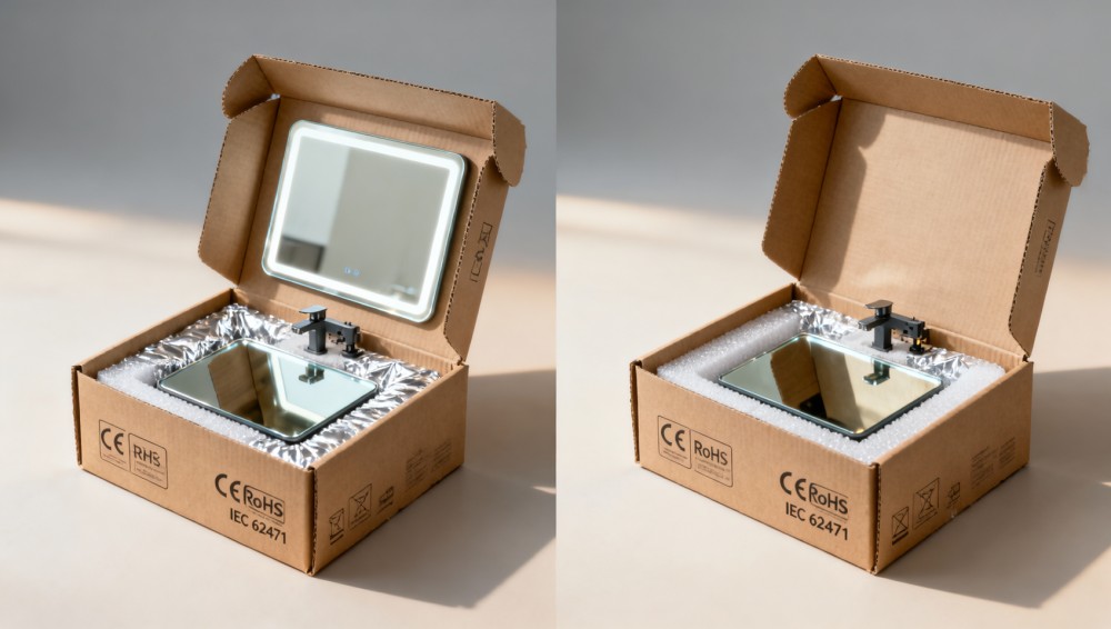 Bathroom vanity cabinets with non-replaceable LED modules — long-term cost trade-offs