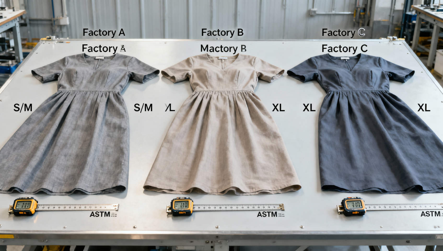 Maternity dresses wholesale: Sizing inconsistencies across three major factories Maternity dresses wholesale: Sizing inconsistencies across three major factories