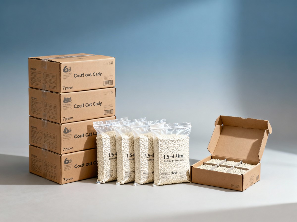 Tofu cat litter wholesale orders shifting from bulk pallets to pre-portioned logistics