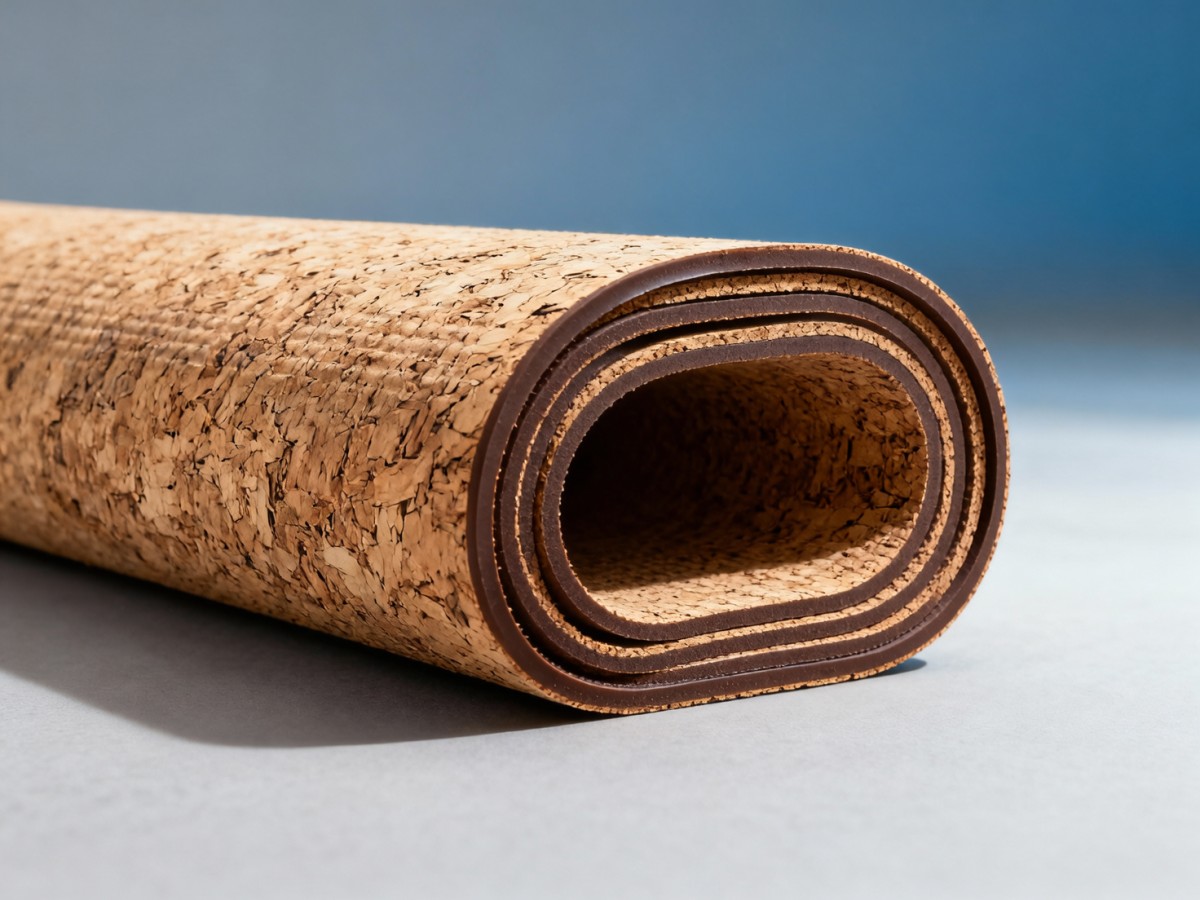 Eco friendly cork yoga mat durability improves in dry climates—but delamination risk spikes above 65% RH without edge sealing