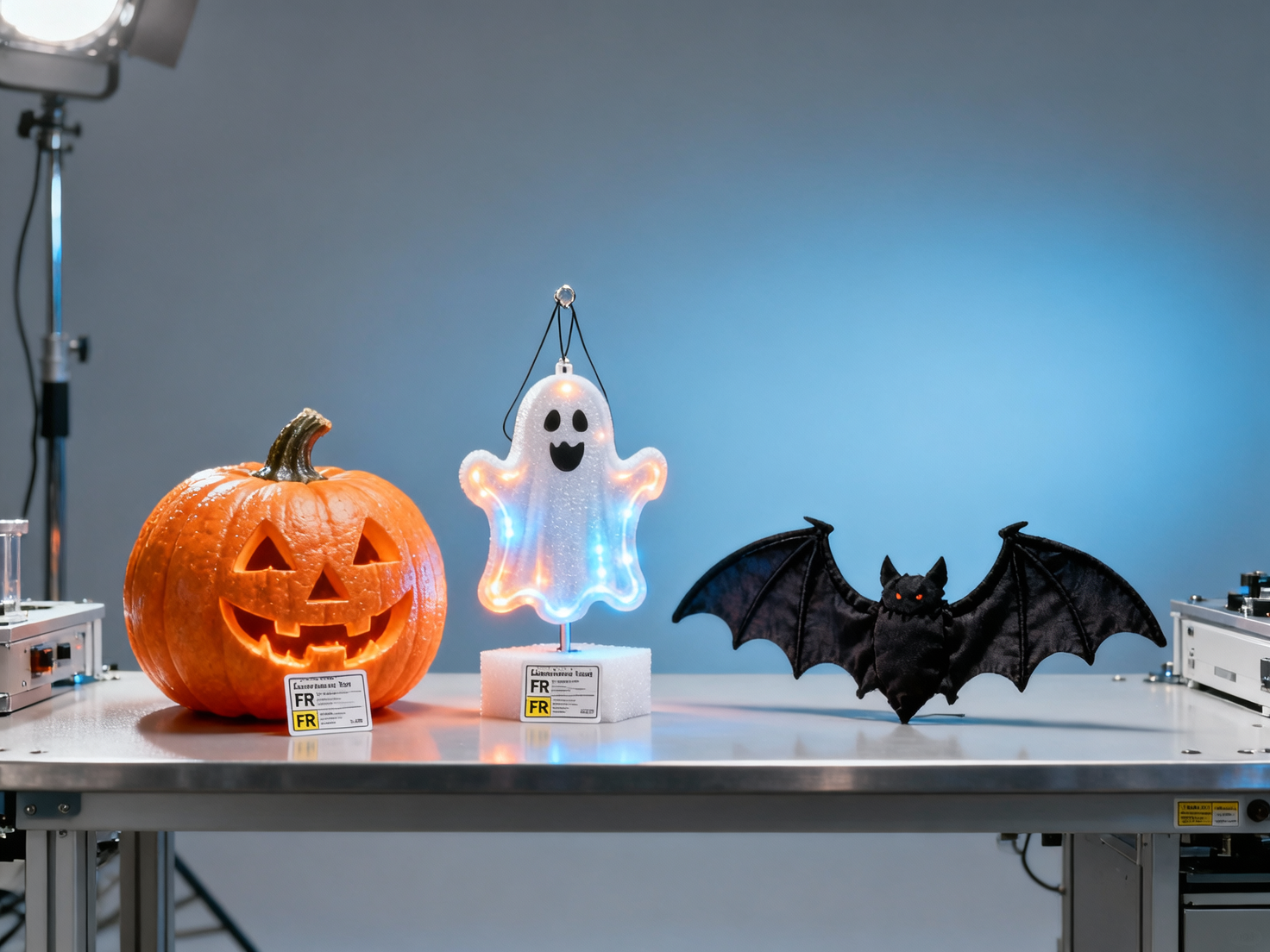Halloween props manufacturer shipped 2026 inventory early — but are the flame-retardant certs current?