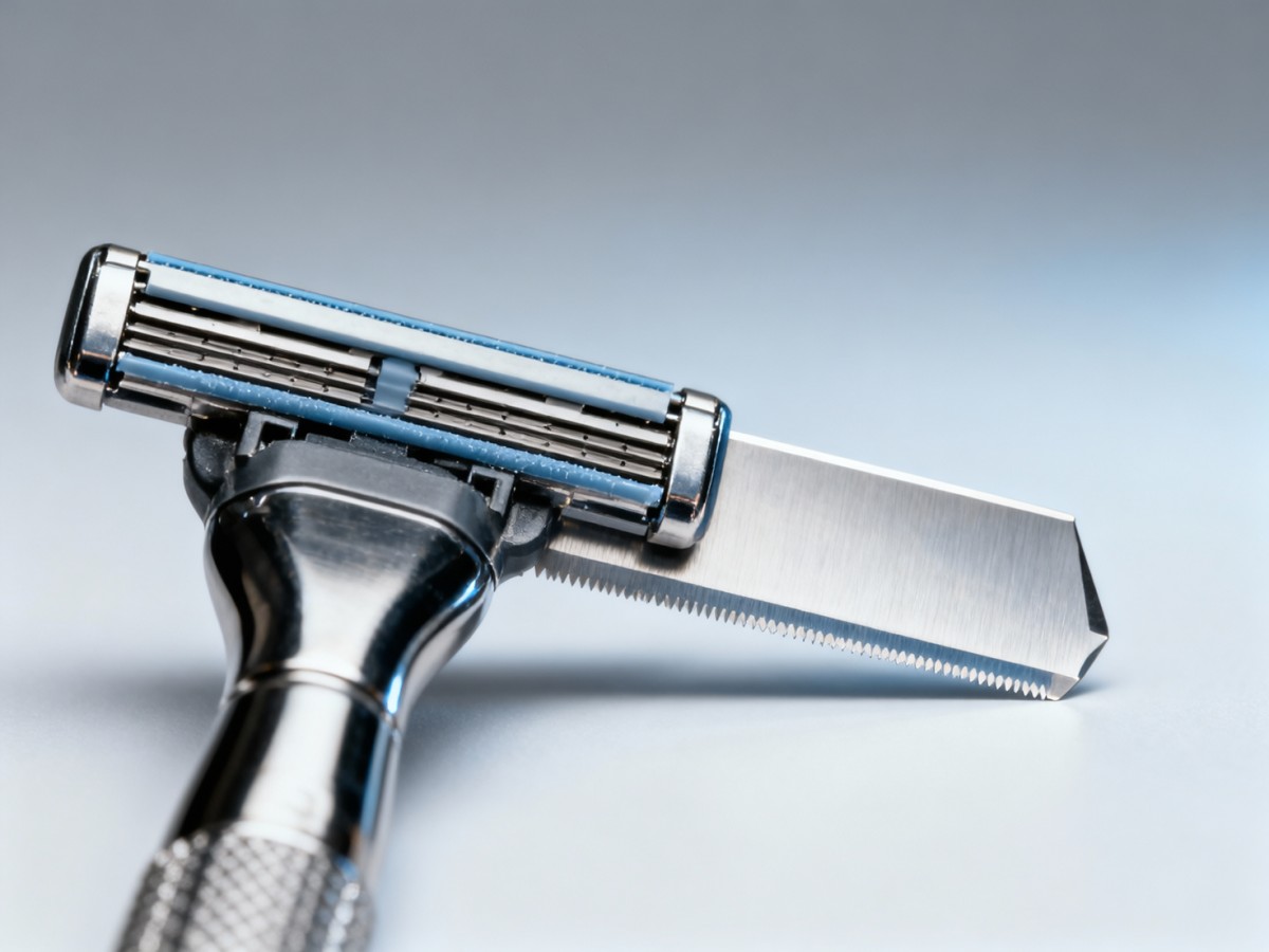 Wholesale shaving razors where blade coating wears off before first full use