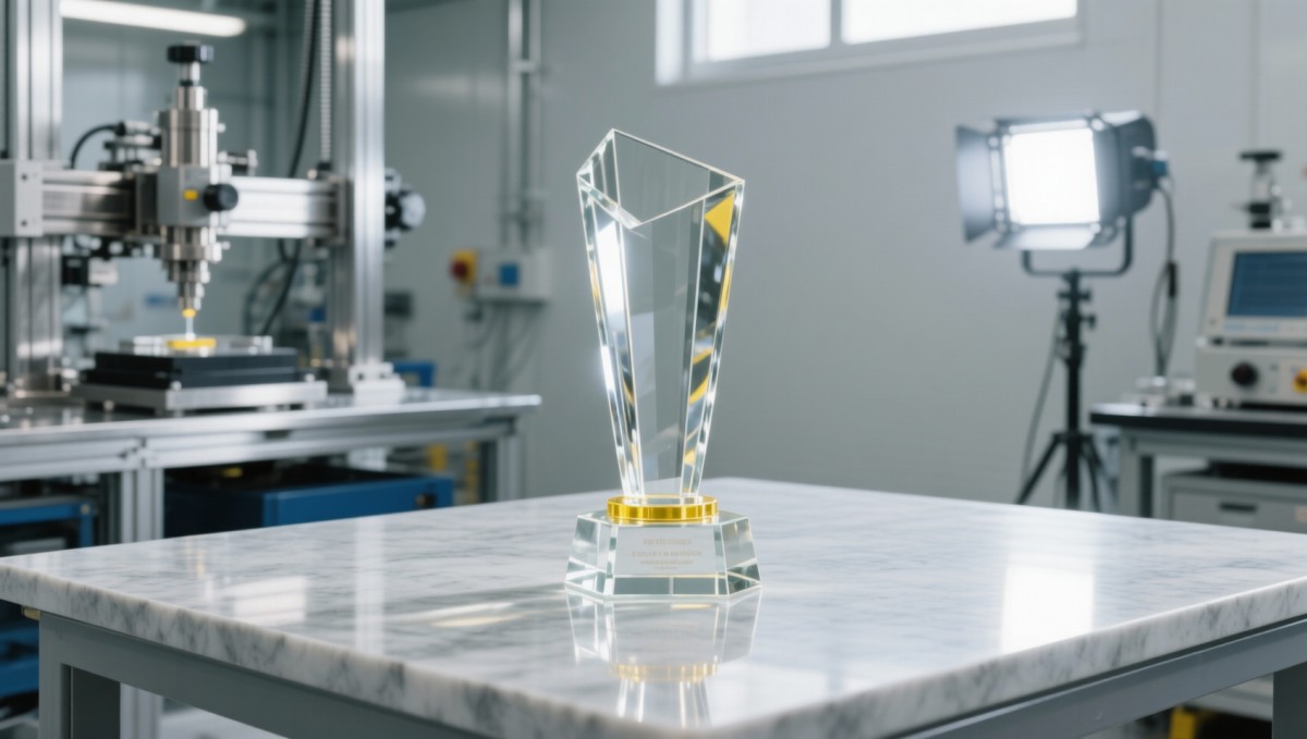 Acrylic award trophies yellow faster than expected—what finish actually resists UV discoloration?