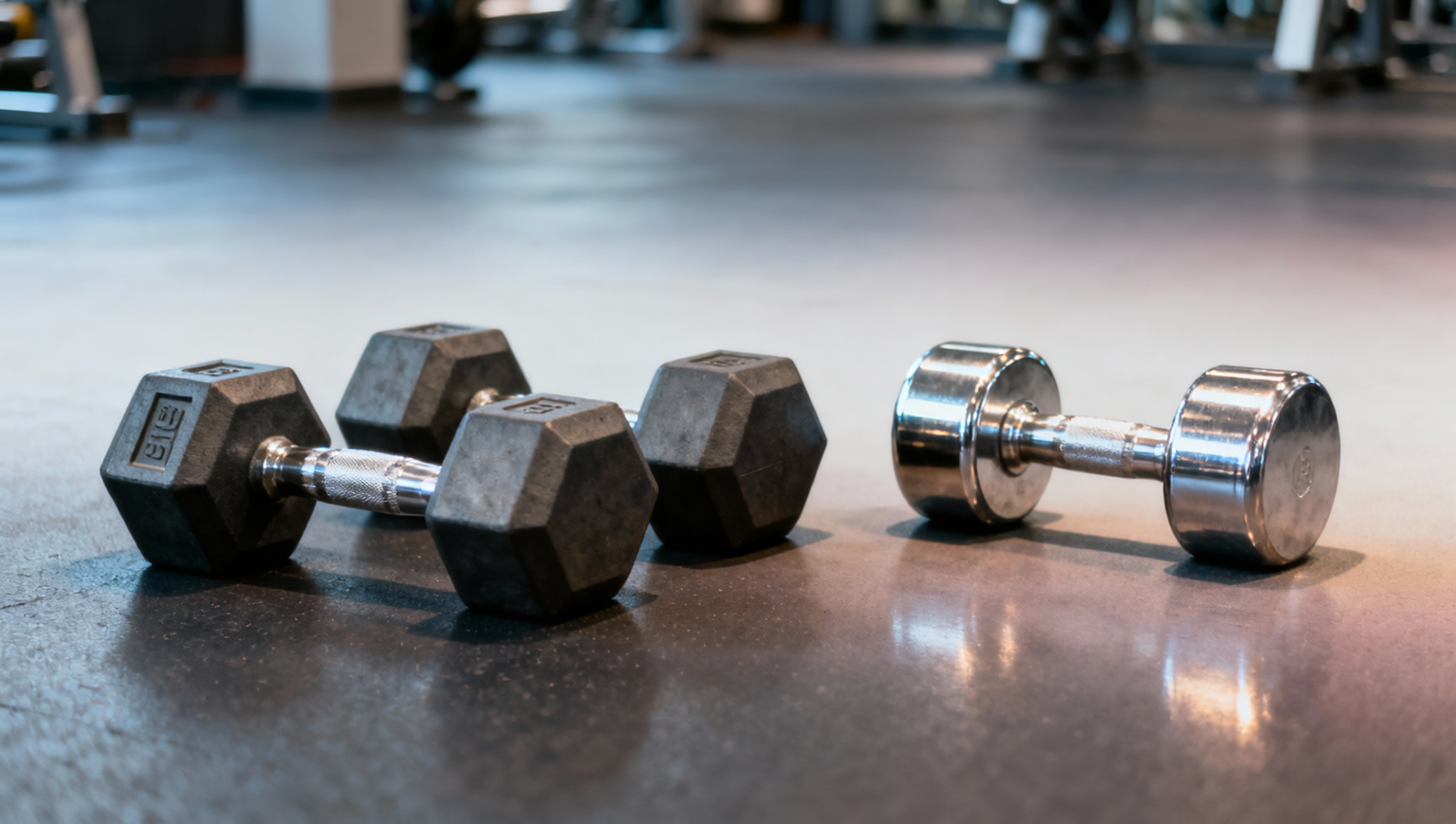 Hex Dumbbells vs Round Dumbbells: Which Is Right for Your Gym?