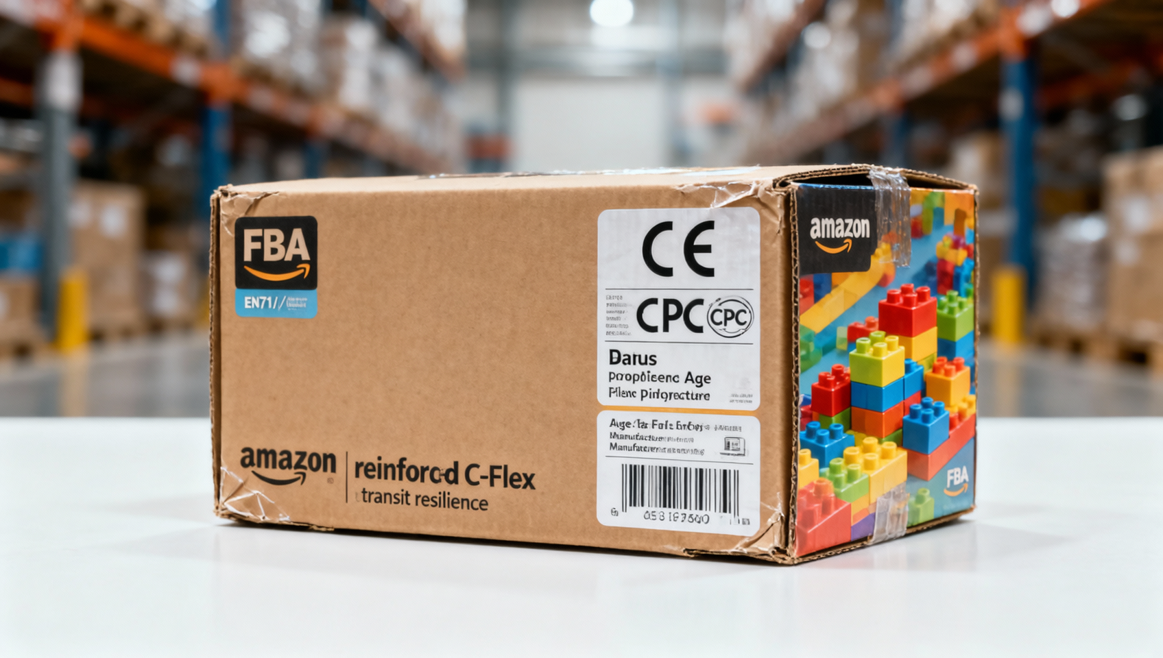 Toy packaging that survives transit — and still meets Amazon FBA and EU labeling rules