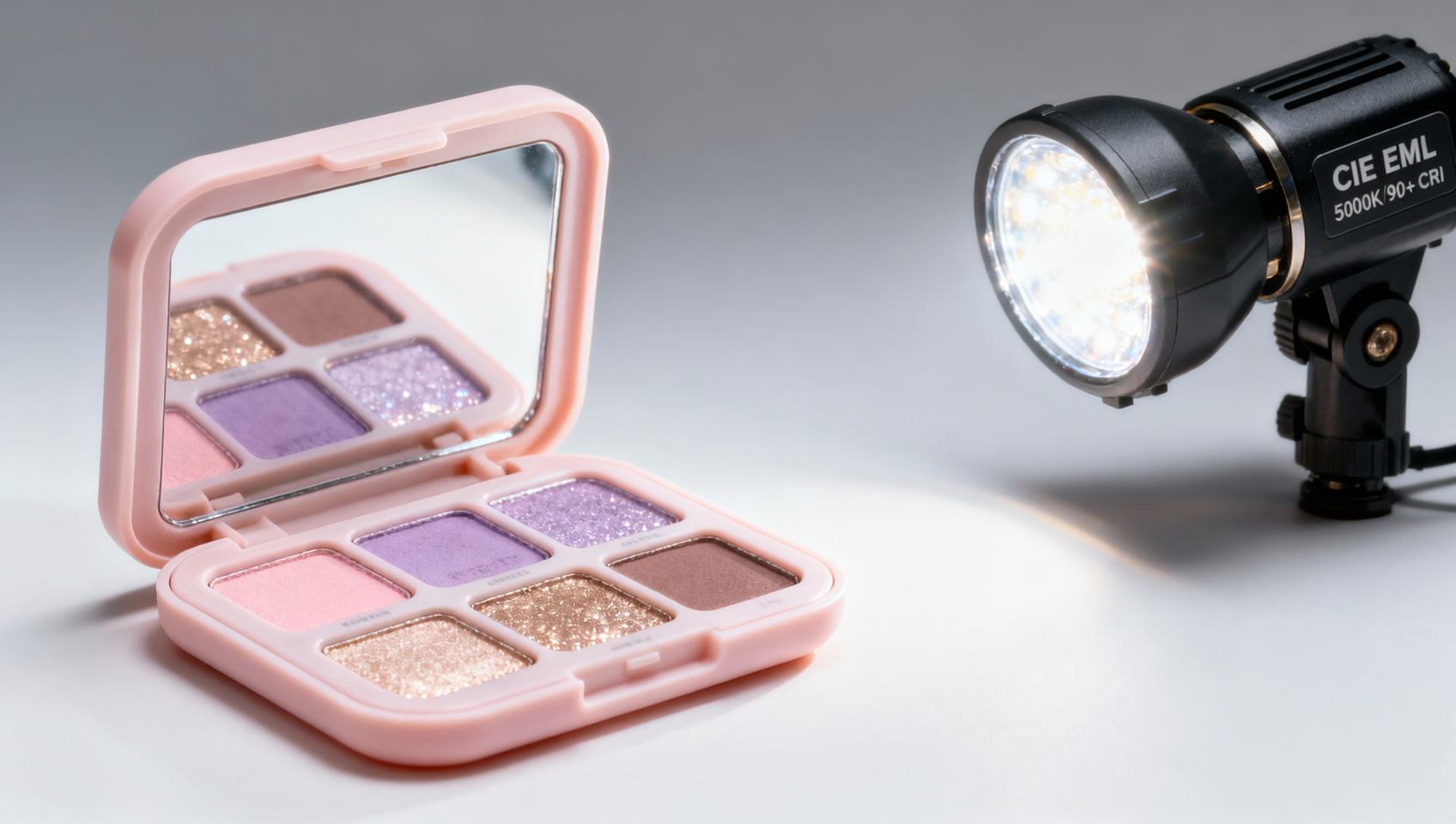 Eyeshadow palette manufacturer color-matching fails under LED lighting—how to verify before production