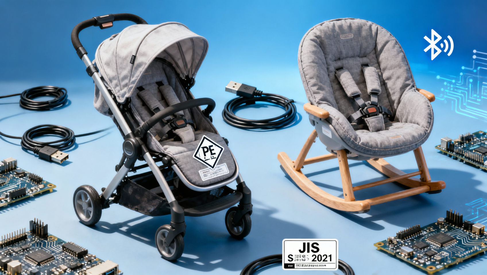 Japan's PSE+JIS S 2021 Dual Certification for Smart Baby Strollers & Rockers from 2026