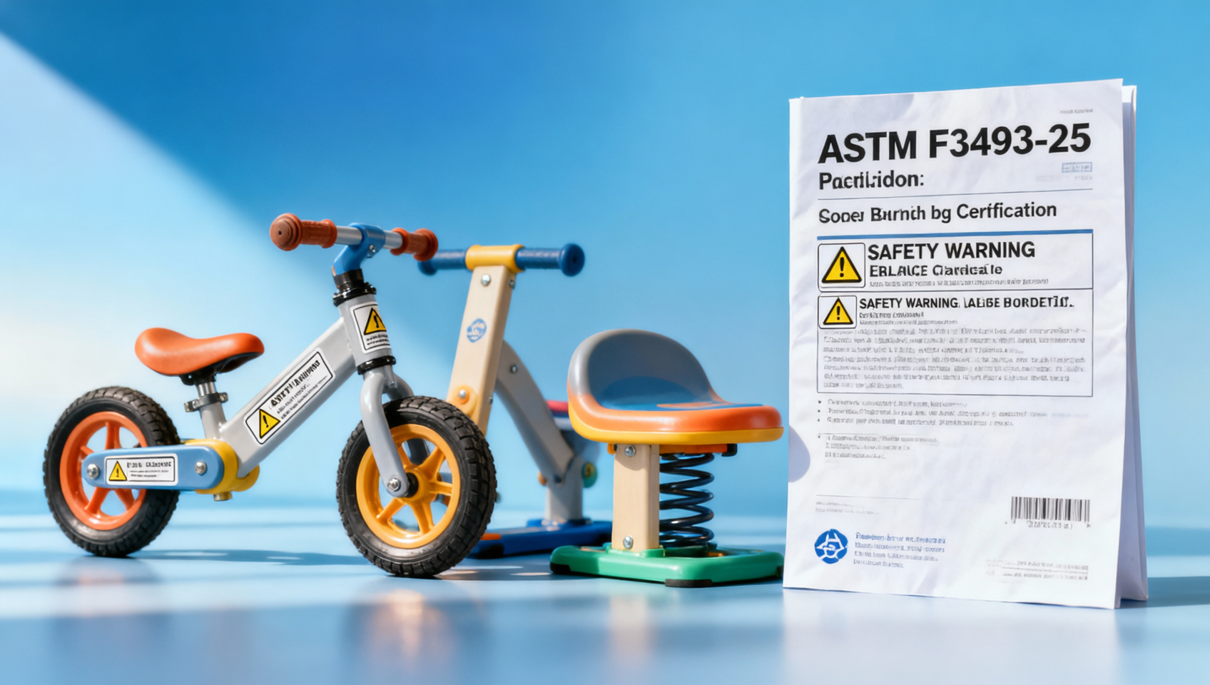 US CPSC Mandates Bilingual Warning Labels & ASTM F3493-25 Certification for Kids' Fitness Gear