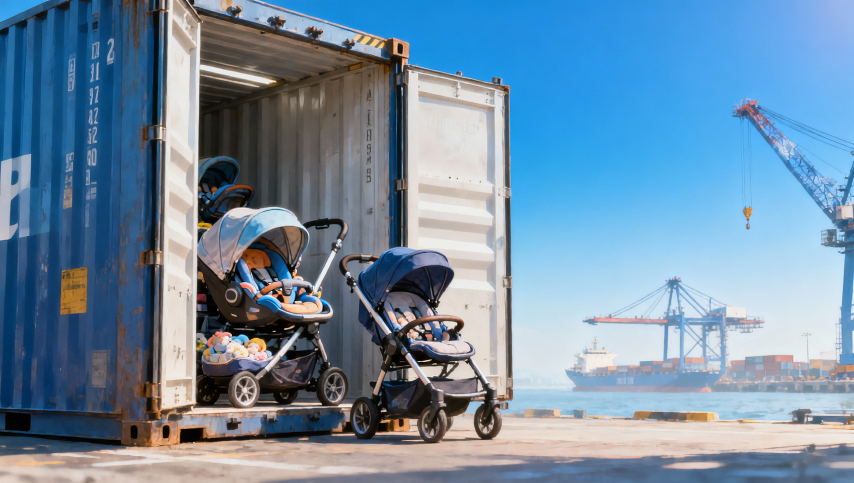 Shenzhen Port Sees 27% Surge in Baby Product Exports in April
