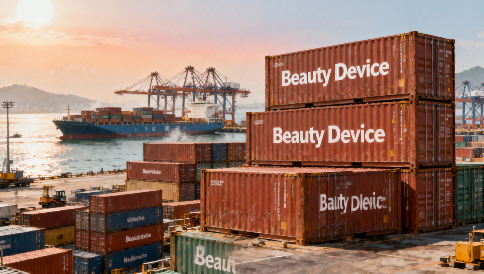 Ningbo Port Beauty Device Export Space Tight, April US West Rates Up 18%