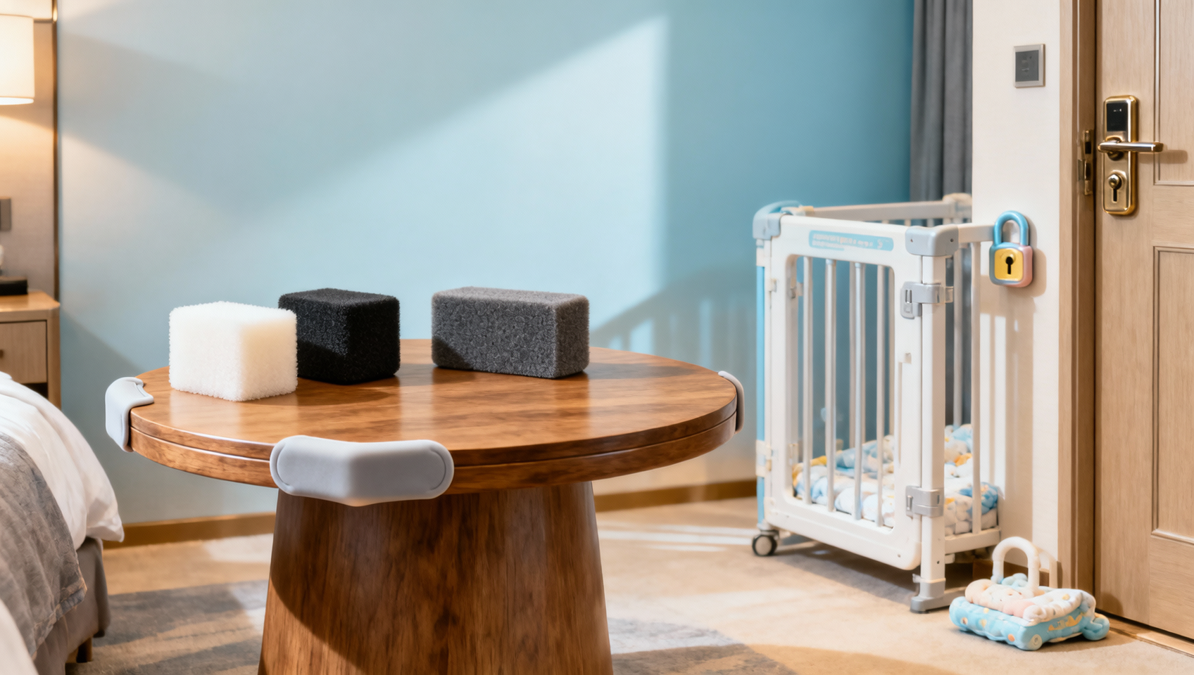 Corner protectors for babies: silicone, foam, or rubber edges?