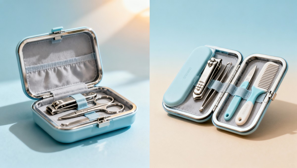 Baby grooming kit OEM: stainless steel or ABS for key tools?