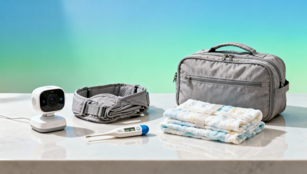 Smart baby monitor with camera features families skip later