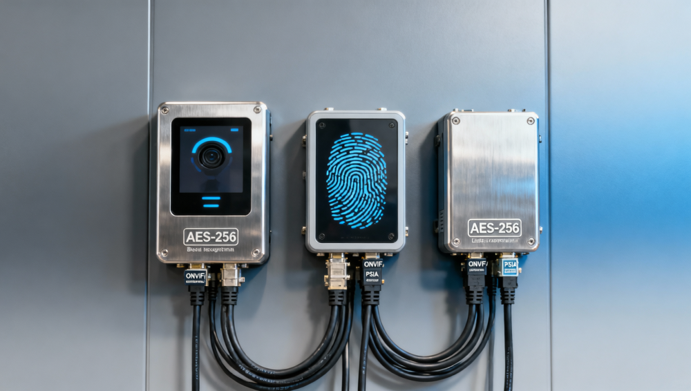 How do biometric access control systems scale across multi-site enterprise deployments while maintaining GDPR and CCPA compliance?