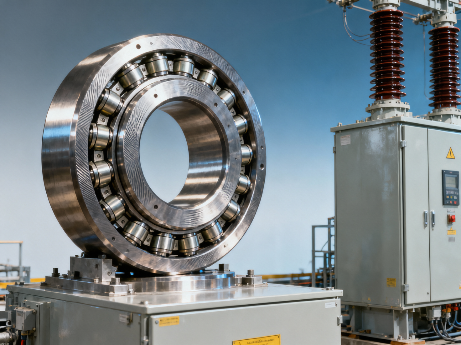 Slewing ring bearings shifting preload values within first 200 operating hours