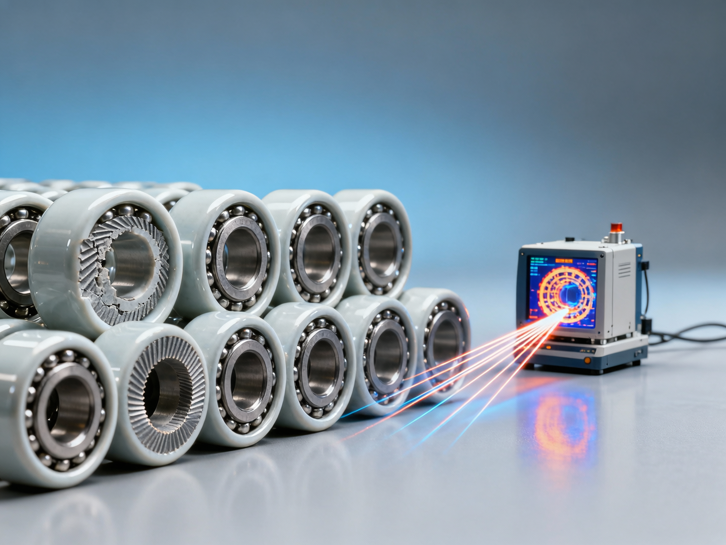 Ceramic bearings bulk shipments where micro-cracks show up only after thermal shock Ceramic bearings bulk shipments where micro-cracks show up only after thermal shock