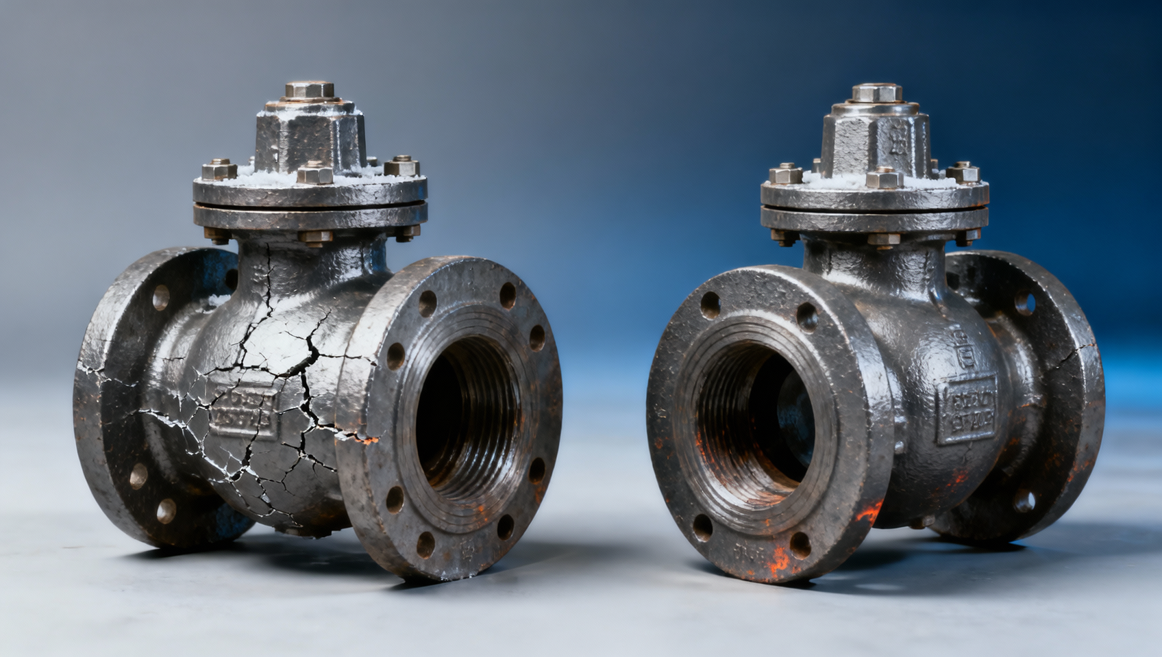 Cast iron gate valves crack during freeze-thaw cycles — ductile iron isn’t always the safer alternative