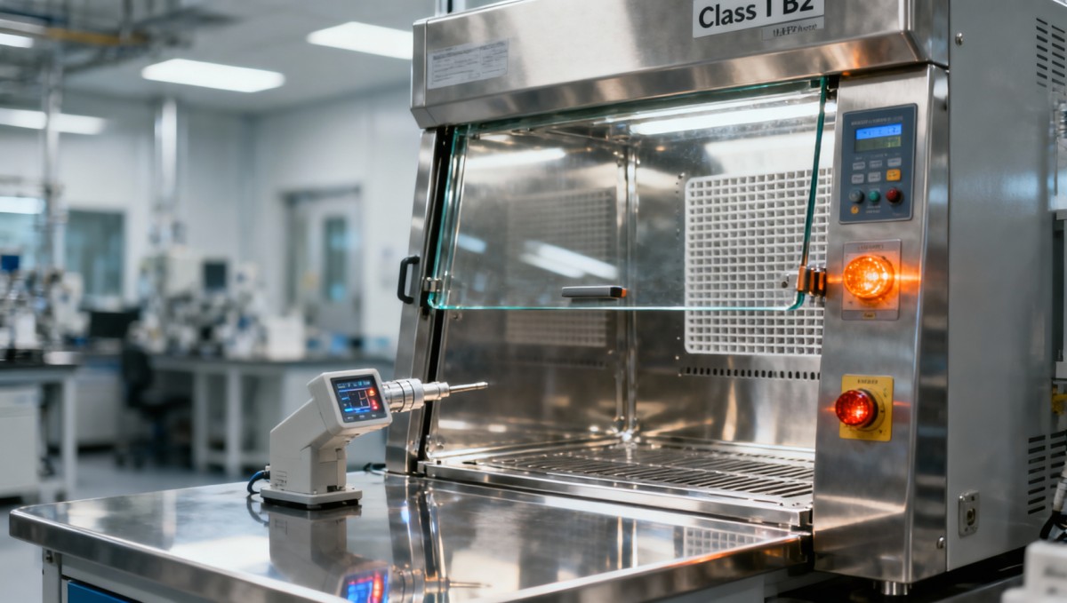 Biosafety cabinets Class II: what happens when airflow alarms trigger but no error logs exist?