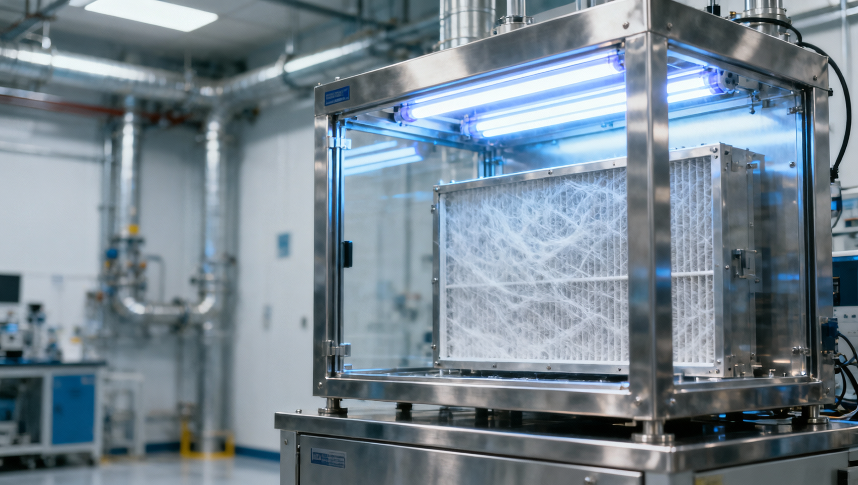 Laminar flow hoods with UV lamps—do they degrade filter integrity over time?