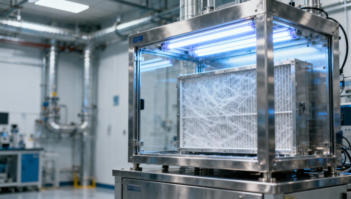 Laminar flow hoods with UV lamps—do they degrade filter integrity over time?