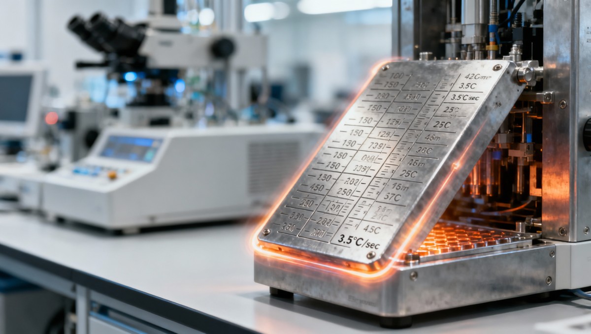 PCR thermal cyclers with gradient blocks: does uniformity hold at ramp rates above 3°C|sec?