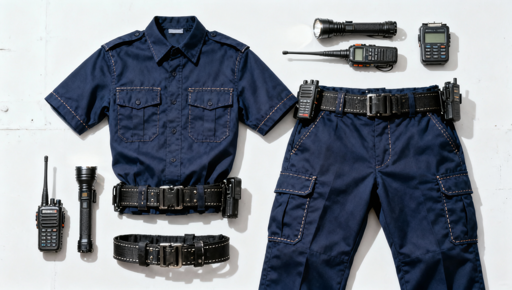 Security guard uniforms that look neat but wear out too fast