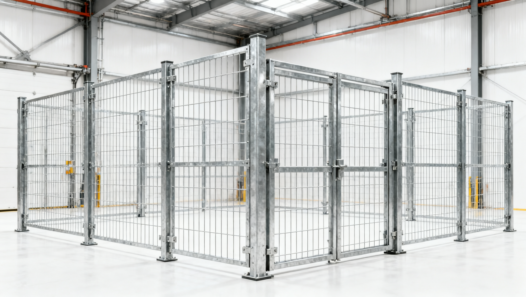 Wire mesh partitions for warehouses: fixed panels or modular? Wire mesh partitions for warehouses: fixed panels or modular?