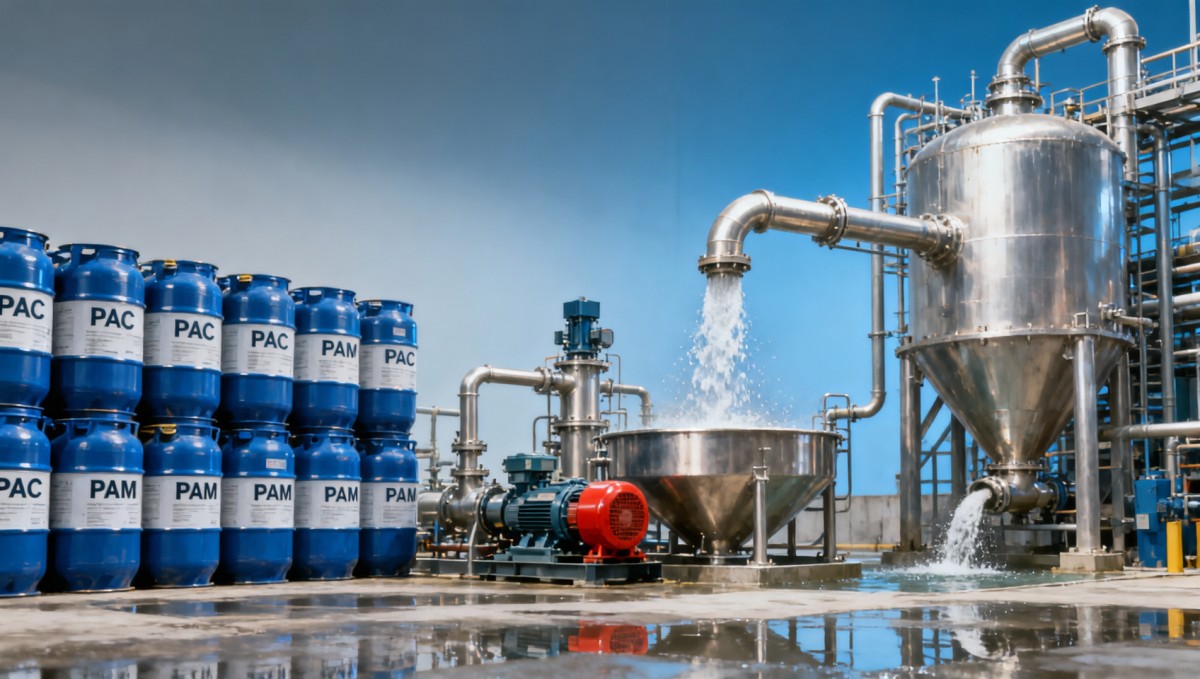 Wastewater treatment chemicals that cut sludge cost are not always cheaper