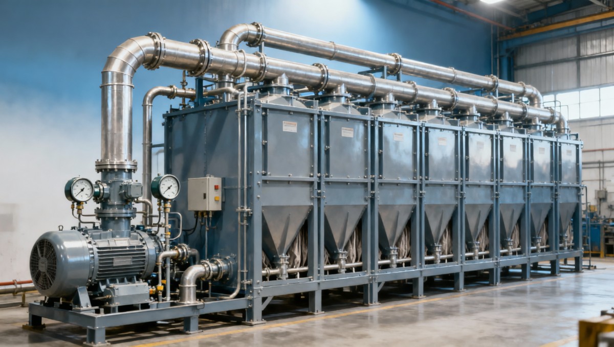 Pulse jet baghouse cleaning settings can quietly raise power costs