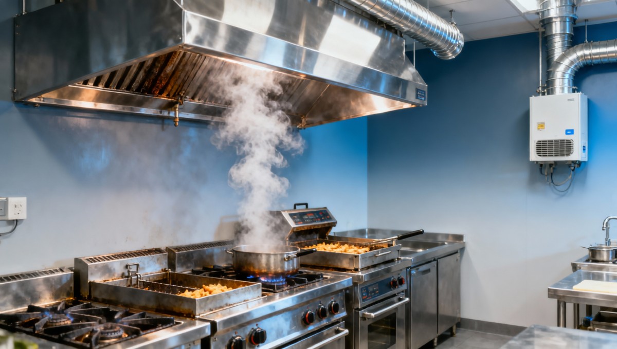 Commercial kitchen exhaust hood sizing mistakes that hurt capture Commercial kitchen exhaust hood sizing mistakes that hurt capture
