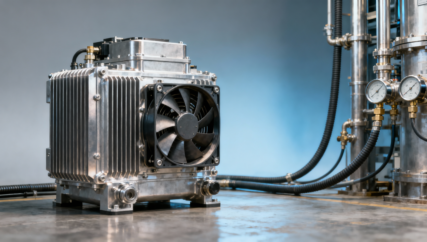 Hydraulic power pack: What cooling method extends duty cycle beyond 60%?