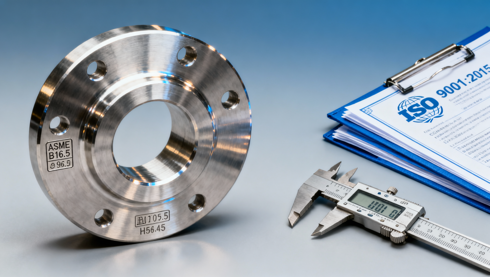 Flange manufacturer: How ISO 9001:2015 audits differ from ASME B16.5 compliance checks