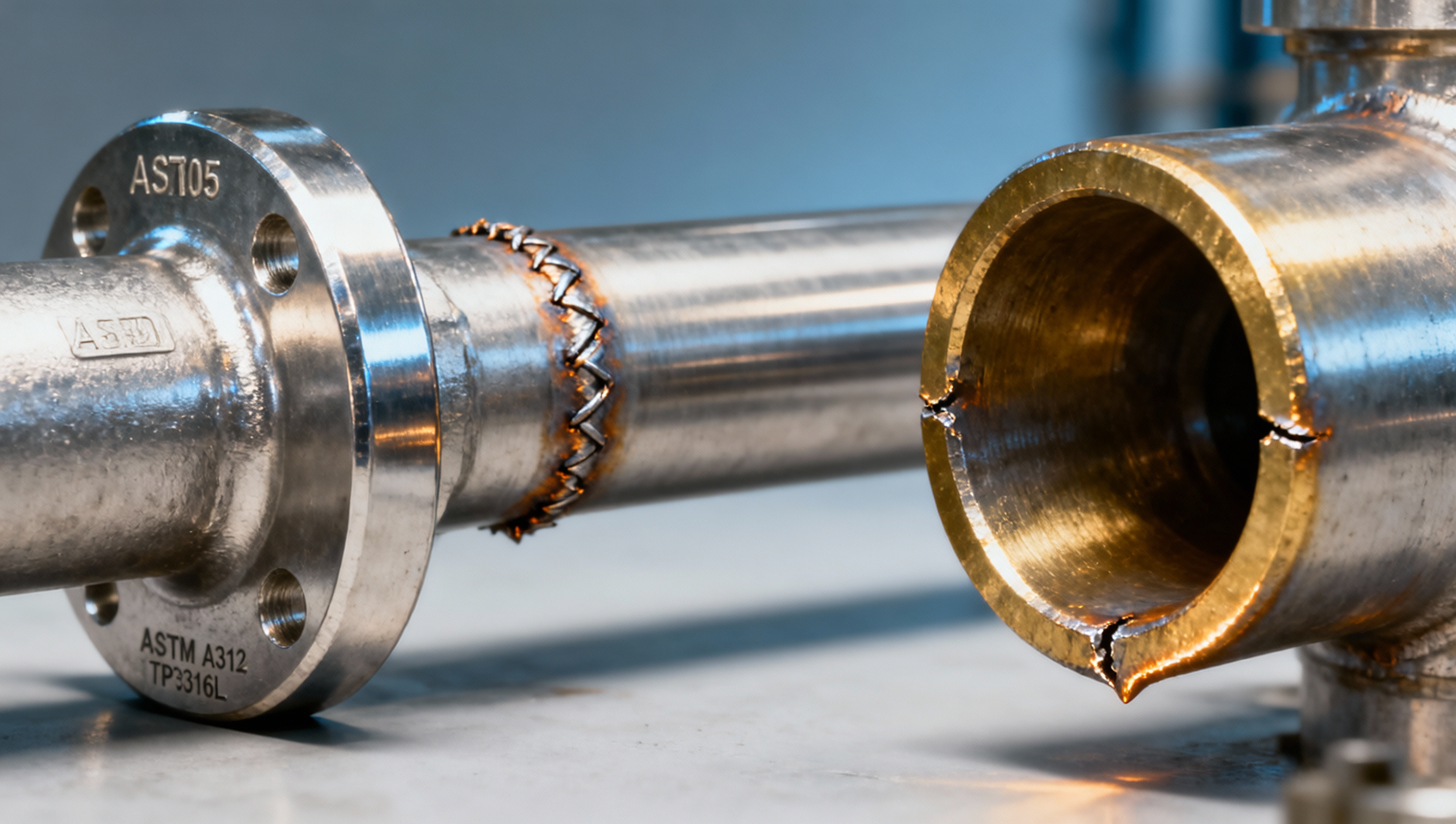 Slip-on flanges: When does lack of neck reinforcement cause weld cracking?