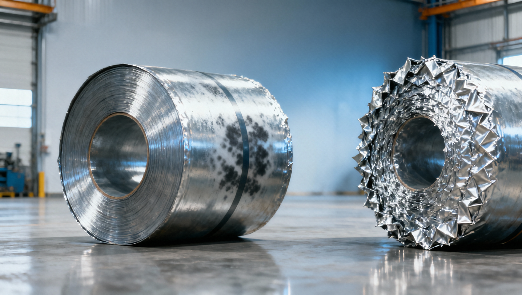 Galvanized steel coils: How to spot spangle inconsistency before uncoiling?