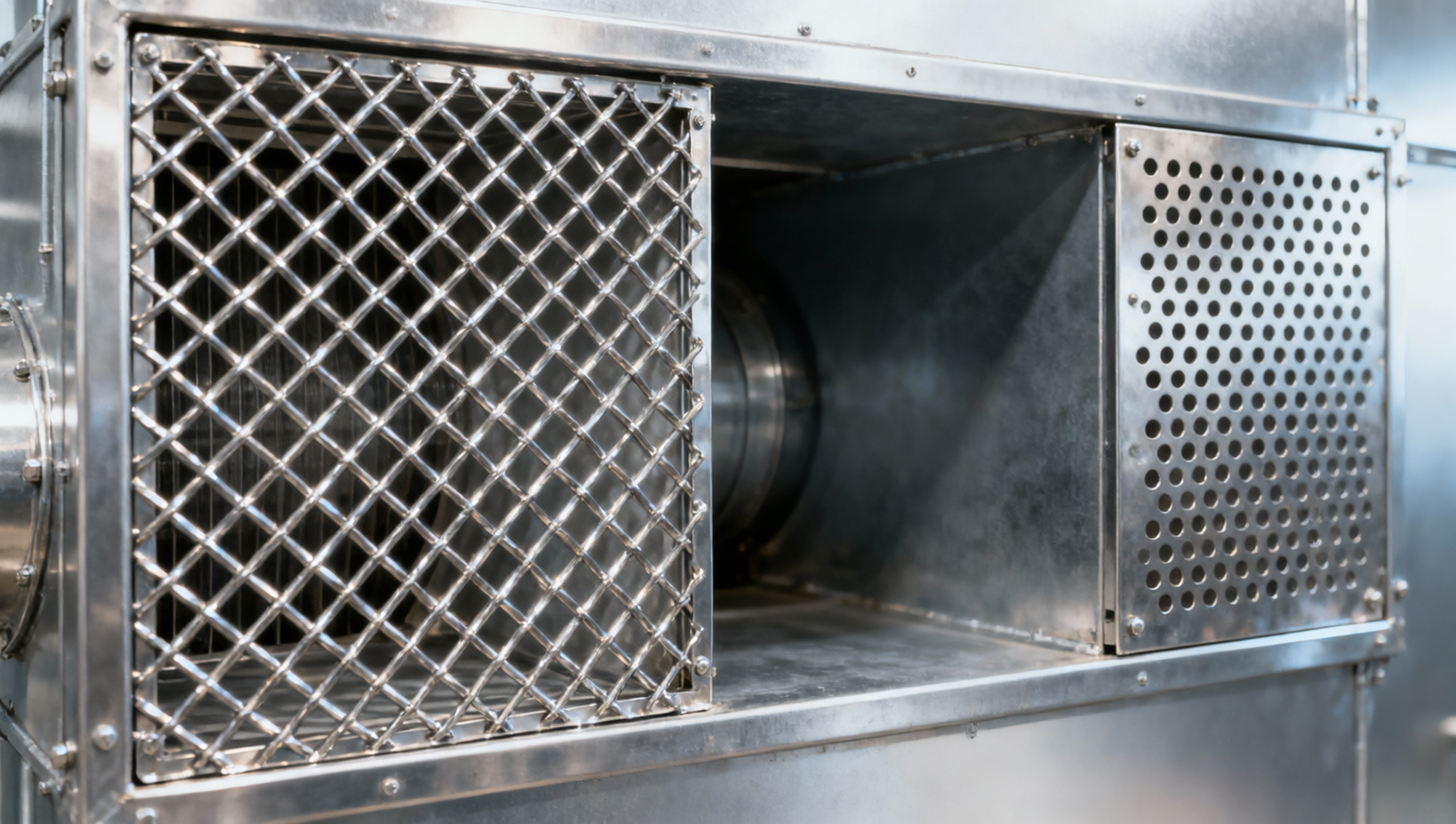 Expanded metal mesh: Can it replace perforated sheet in ventilation ducts?