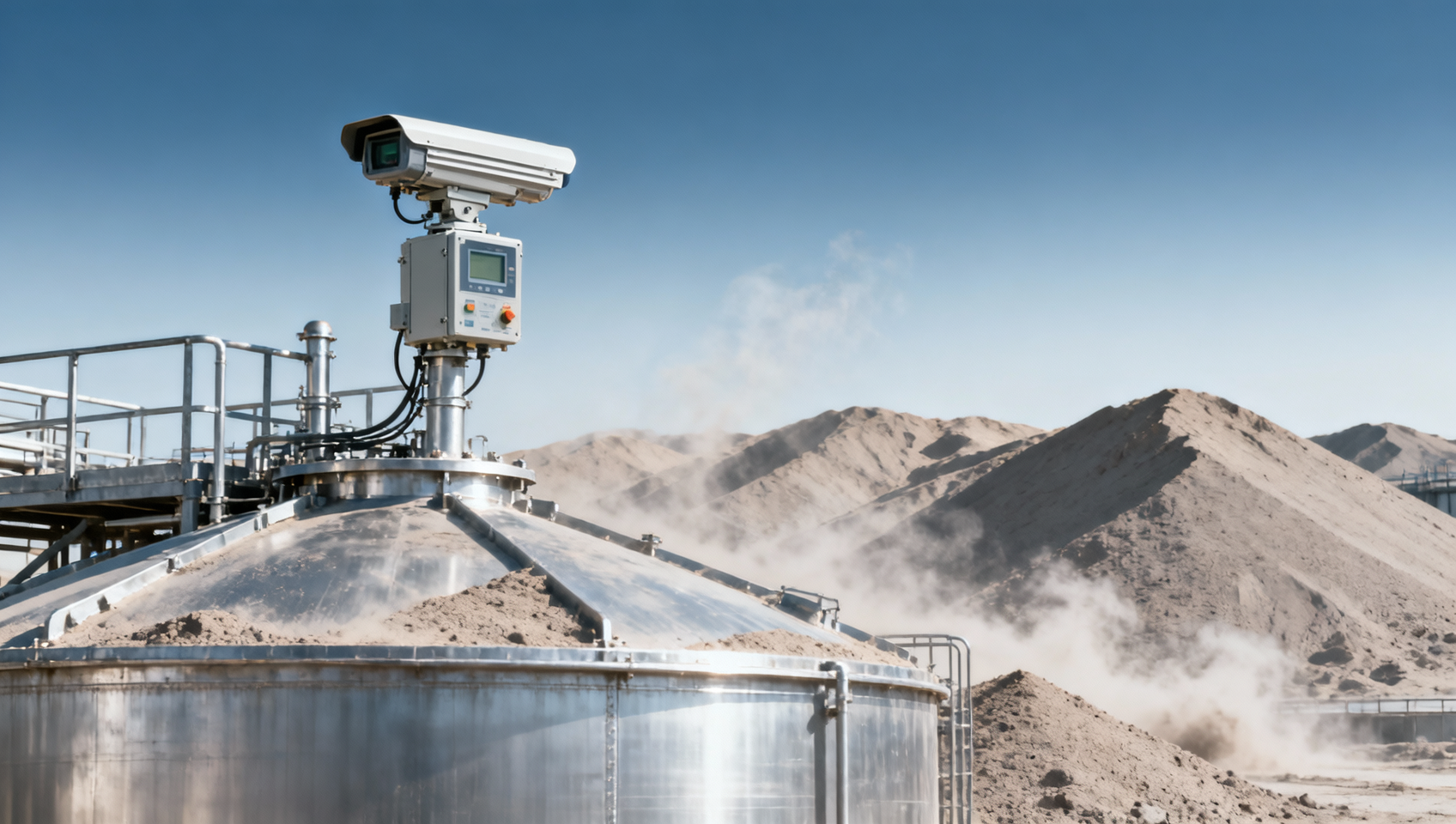 Radar Level Transmitter in Dusty Tanks