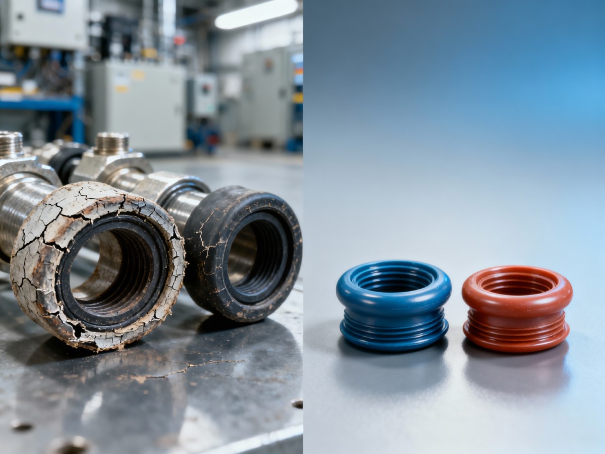 Pneumatic cylinder seals showing premature wear in dry-air environments Pneumatic cylinder seals showing premature wear in dry-air environments