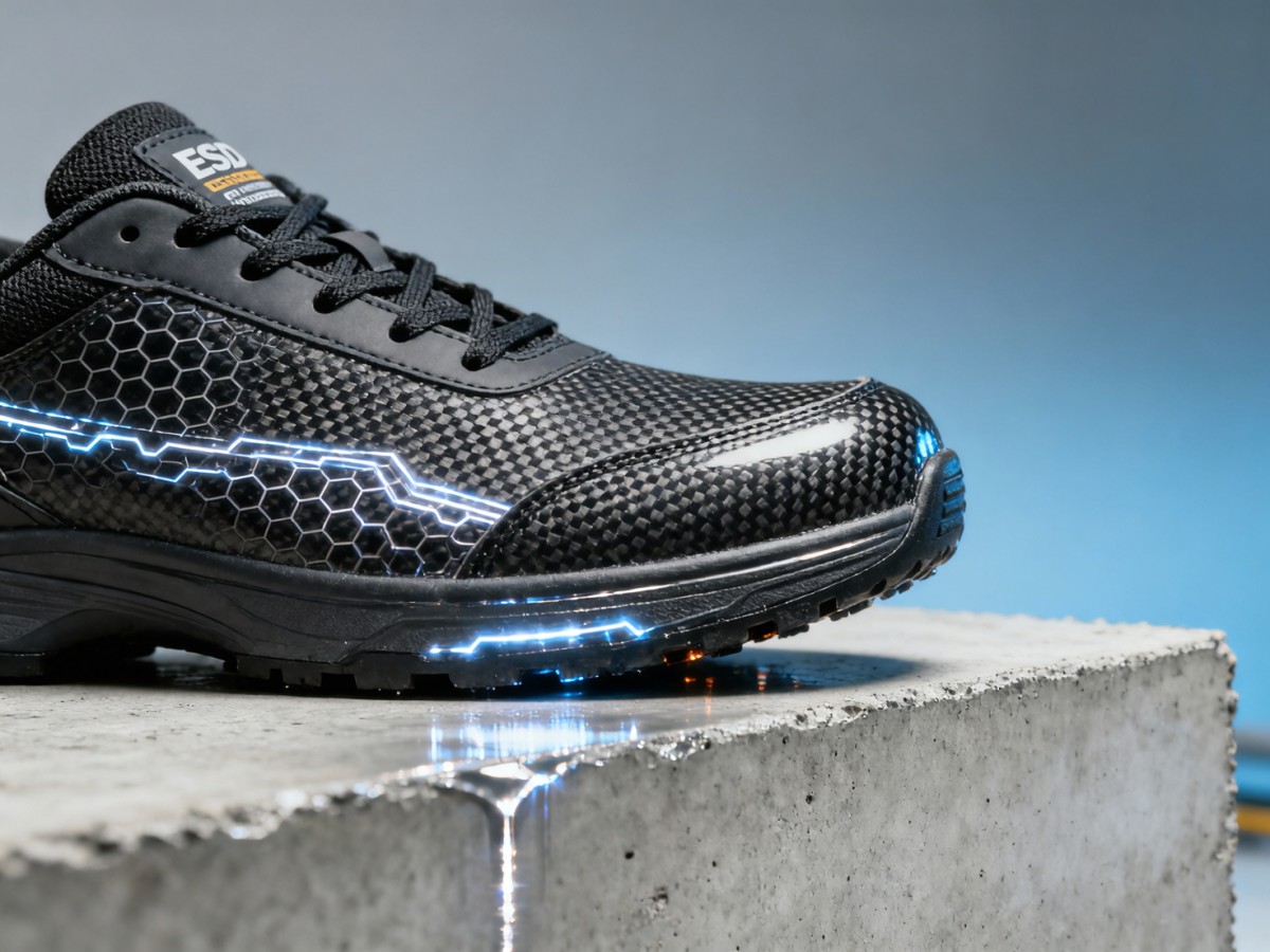 ESD anti-static shoes pass lab tests but fail on polished concrete—how surface conductivity gaps derail real-world grounding