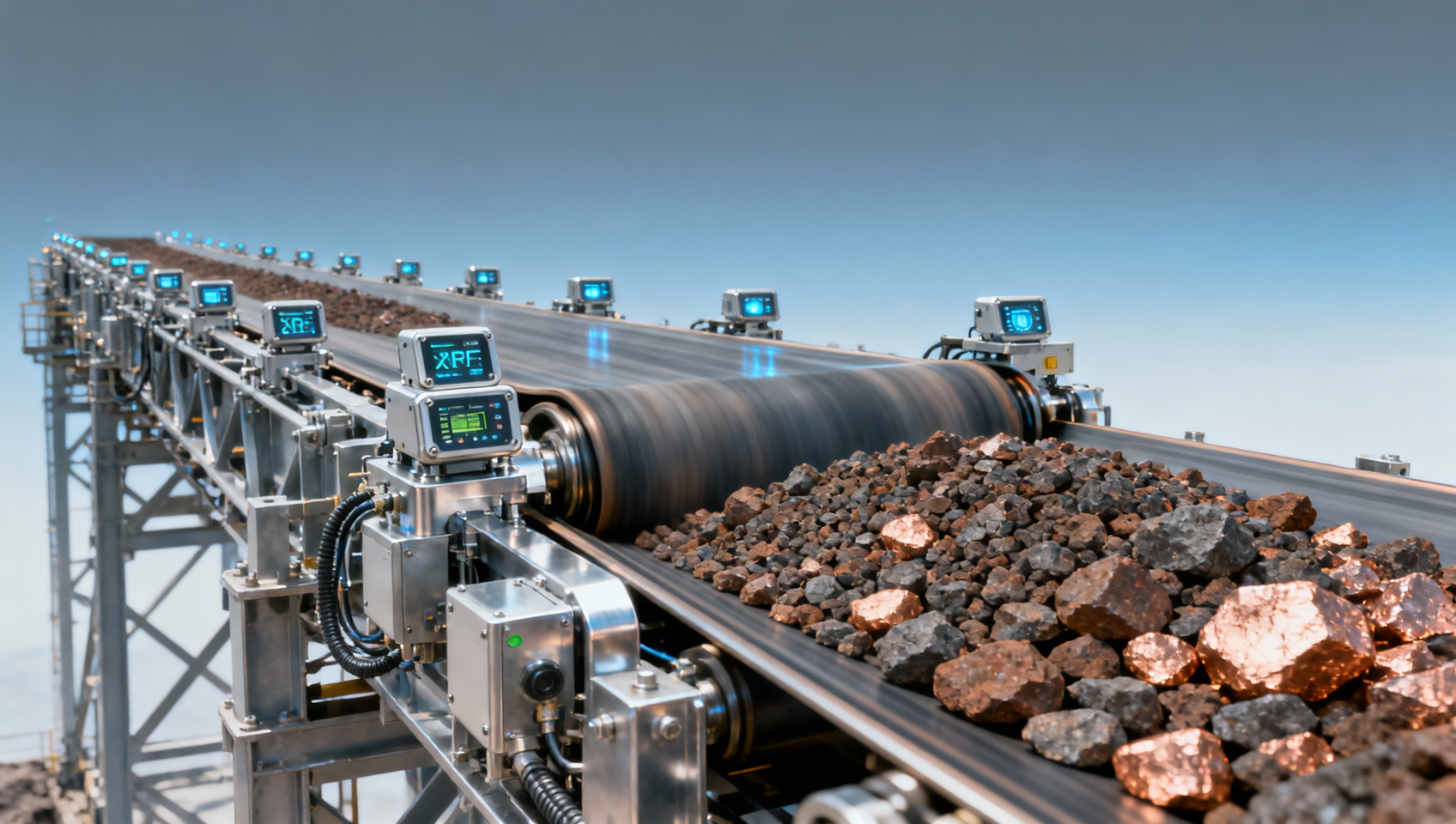 Eco innovation in mining: Can sensor-embedded conveyor belts detect ore-grade shifts early enough?