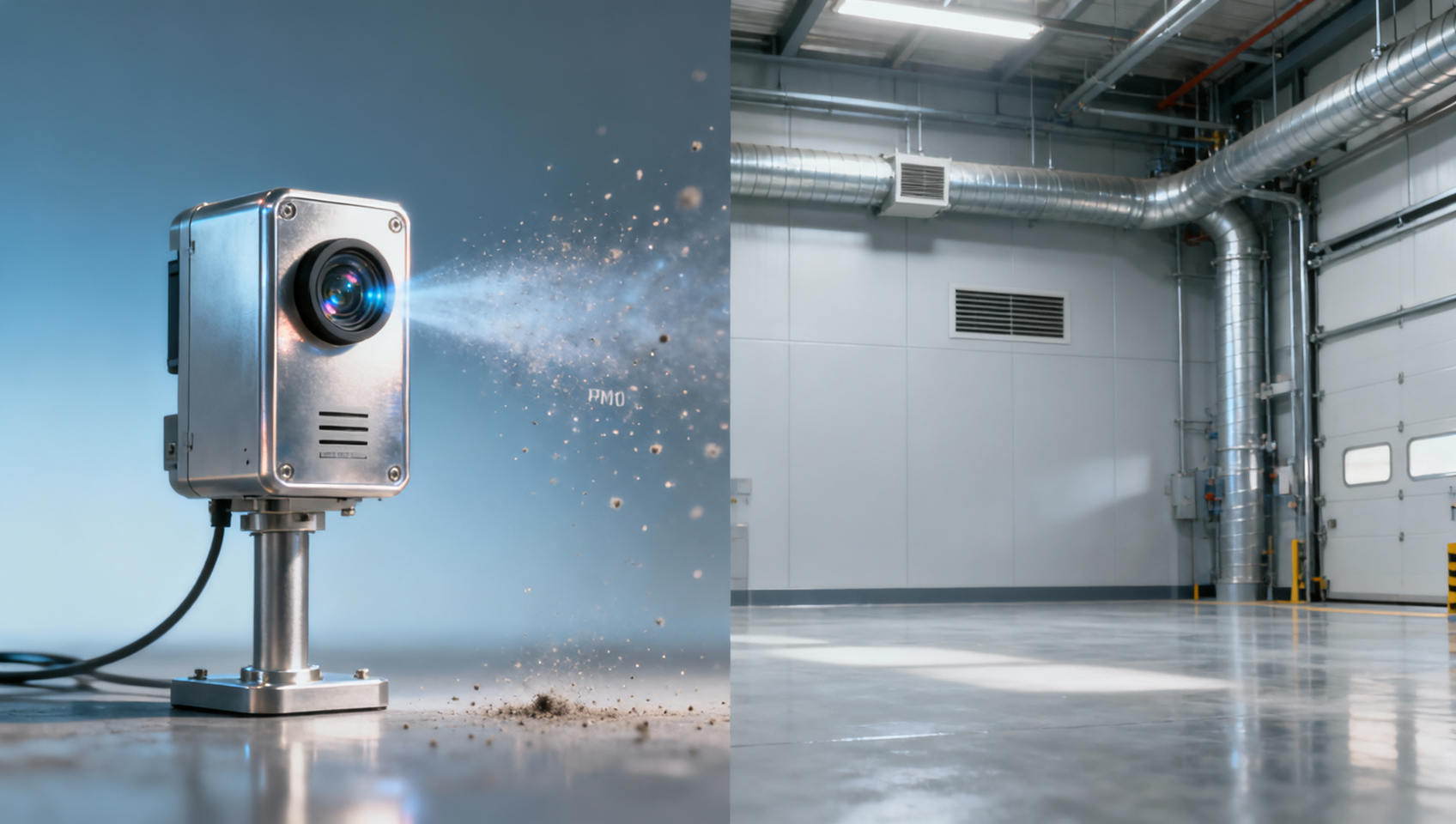 Air quality sensors for indoor industrial spaces: Which particulate ranges trigger false alarms most often?